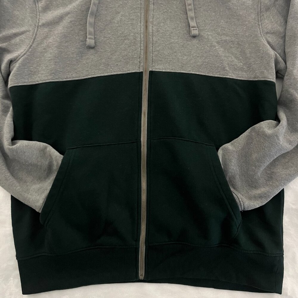 Goodfellow & Co. Men's Size Large Gray / Green Hoodie Sweatshirt - Picture 7 of 7